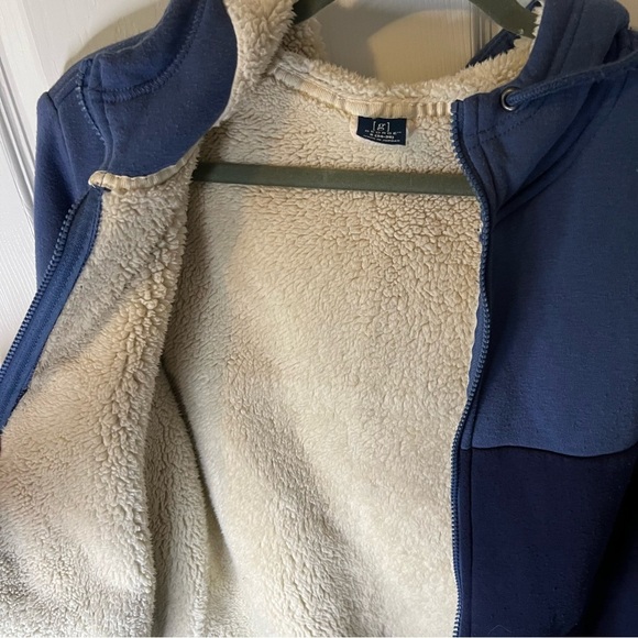 George Blue Color Blocked Hoodie - Picture 4 of 7